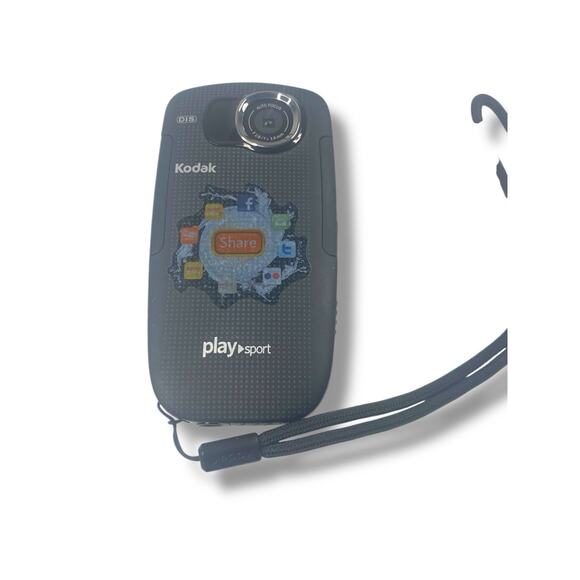 Kodak PlaySport ZX5 Portable Water & Shock Proof Camcorder Black Tested Works - Picture 2 of 2